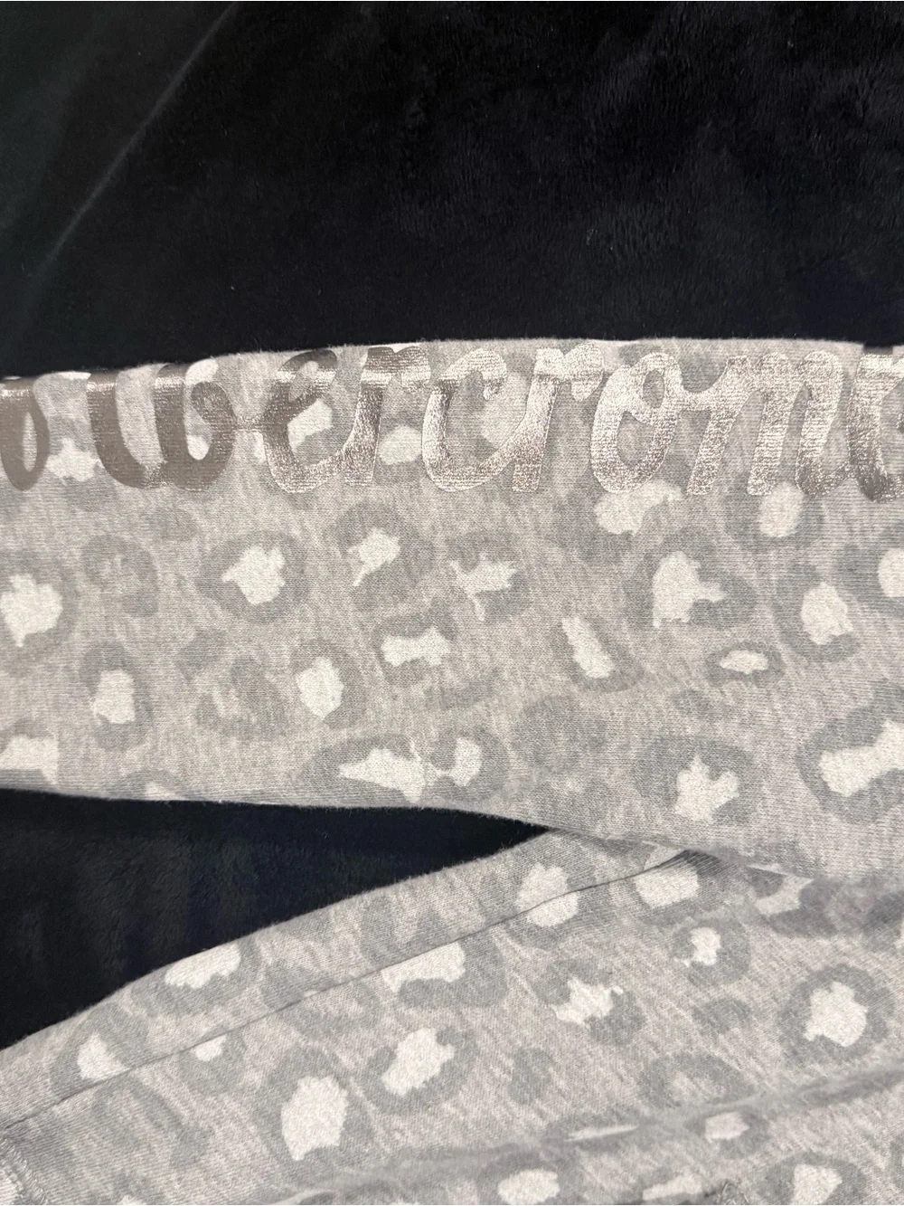 abercrombie kids Gray Leopard Zip Hoodie & Jogger Set